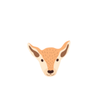 tête de cerf de Noël png