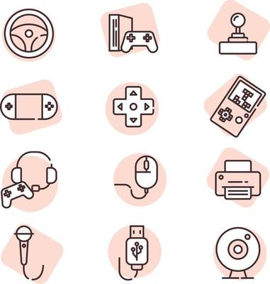 Electronics technology, icon, vector on white background.