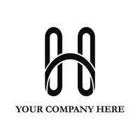 H logo. An illustration representing an abstract letter H logo. Monogram Letter H Business Company Vector Logo Design