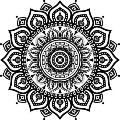 Mandala design elements vector abstract