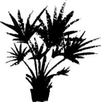 Tree silhouette vector for the website, for printing. Vector graphics.