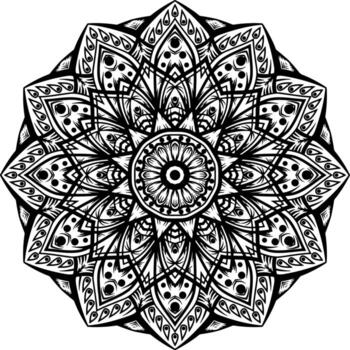 Mandala design elements vector abstract