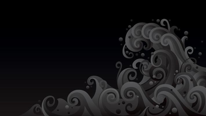 Black Wave Background Vector Art, Icons, and Graphics for Free Download