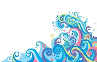 Abstract Wave Design vector