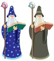 Wizard on White vector