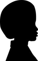 Silhouette woman vector for websites, printing, graphics design