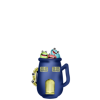 Aesthetic House Teapot png