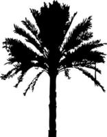 Tree silhouette vector for the website, for printing. Vector graphics.