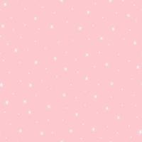 Snowflakes ornament on pink background. Irregular flakes and dots seamless pattern. Repeating texture for christmas greeting card, paper, fabric, design. vector