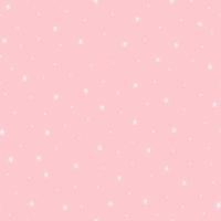 Snowflakes ornament on pink background. Irregular flakes and dots seamless pattern. Repeating texture for christmas greeting card, paper, fabric, design. vector