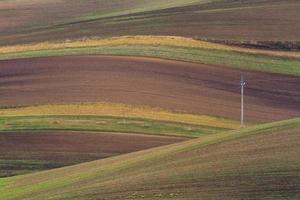 Autumn Landscape  in a Moravian Fields photo
