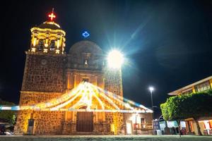 Tequila, Jalisco, Mexico, 11 nov 2022 Catedral at night photo