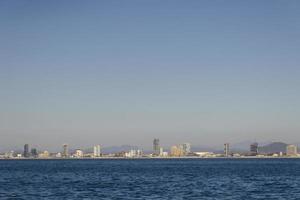 Mexico Mazatlan beach and skyline photo