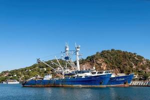 Mazatlan, Sinaloa, Mexico, 11 nov 2022 Commercial fishing boats photo