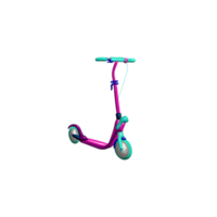 scooter 3d illustration de couleur violette png