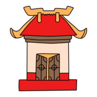 pagode chinês, templo da china, santuário da china, templo japonês, templo kean png