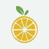 ilustración de diseño de logotipo de limón, frutas de limón frescas con ilustración de vector de icono de rama y rebanada, medio limón, rodaja de limón, vector de cítricos