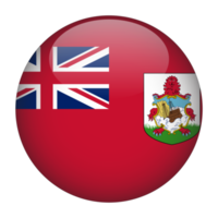 bermuda bandera redondeada 3d sin fondo png