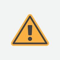 Attention sign, Warning caution board, Alert icon, Danger symbol, danger warning sign, emergency alert, Caution vector icon illustration