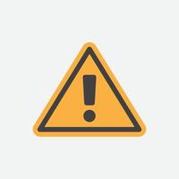 Attention sign, Warning caution board, Alert icon, Danger symbol, danger warning sign, emergency alert, Caution vector icon illustration