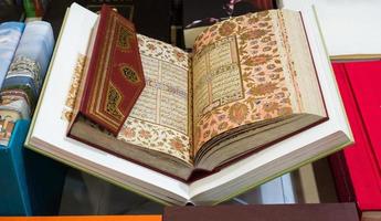 Holy Book Quran with open pages