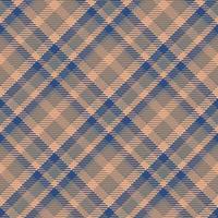 Seamless pattern of scottish tartan plaid. Repeatable background with check fabric texture. Vector backdrop striped textile print.