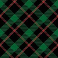 Seamless pattern of scottish tartan plaid. Repeatable background with check fabric texture. Vector backdrop striped textile print.