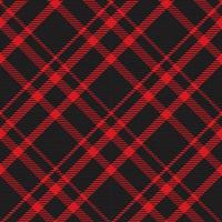 Seamless pattern of scottish tartan plaid. Repeatable background with check fabric texture. Vector backdrop striped textile print.