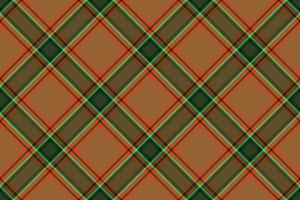 Seamless fabric background. Texture check vector. Textile tartan plaid pattern. vector