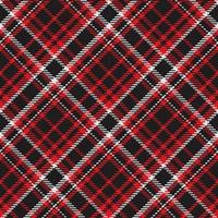 Seamless pattern of scottish tartan plaid. Repeatable background with check fabric texture. Vector backdrop striped textile print.