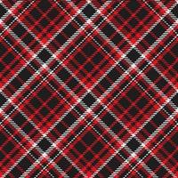 Seamless pattern of scottish tartan plaid. Repeatable background with check fabric texture. Vector backdrop striped textile print.