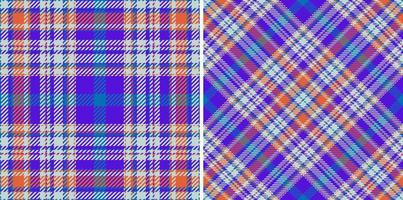 Background tartan vector. Texture check plaid. Fabric textile pattern seamless. vector