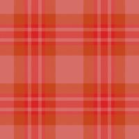 Fabric seamless plaid. Textile check background. Vector texture pattern tartan.