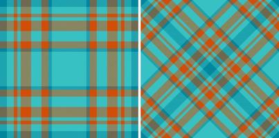 Plaid pattern textile. Check background texture. Tartan seamless vector fabric.