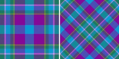 Background plaid tartan. Fabric pattern textile. Seamless texture check vector. vector