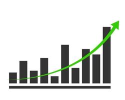 Charts and graphs vector. Diagram icon template. vector