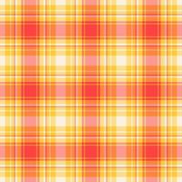 Plaid seamless pattern. Vector background of textile ornament. Flat fabric design.