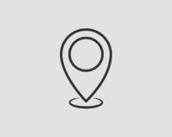 Map icons. Marker pointer. Pin location vector icon. GPS navigation symbol.