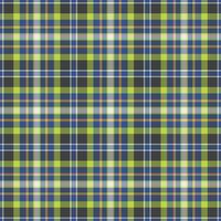 Plaid seamless pattern. Vector background of textile ornament. Flat fabric design.