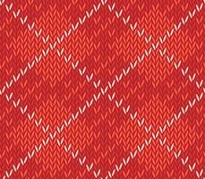 background seamless pattern texture of red with beige line wool knitwear vector