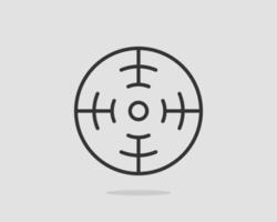 Target icon vector