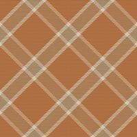 Check plaid seamless fabric texture. Diagonal print. vector