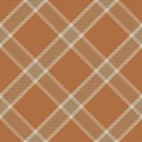 Check plaid seamless fabric texture. Diagonal print. vector