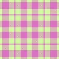 Plaid vector texture. Seamless fabric background. Check tartan textile pattern.