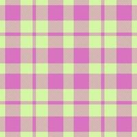 Plaid vector texture. Seamless fabric background. Check tartan textile pattern.