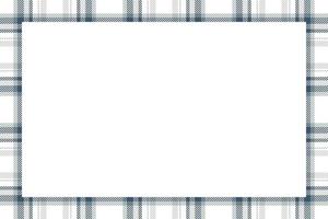 Vintage frame vector. Scottish border pattern retro style. Tartan plaid ornament. vector