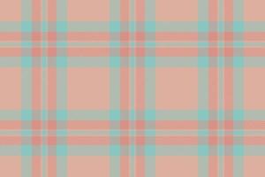 Plaid background, check seamless pattern in pink. Vector fabric texture for textile print, wrapping paper, gift card or wallpaper.