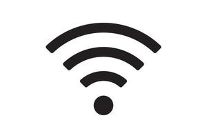 Wi Fi symbol signal connection. Vector wireless internet technology sign. Wifi network communication icon.