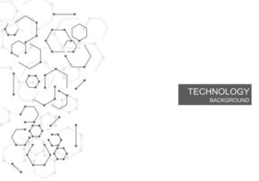 Background technology shows the lines of data transmission connections of modern technologies that come together. white background vector