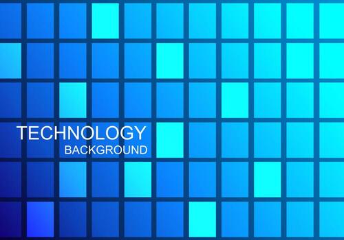 tecnología de fondo, pila de microchips es un chip de procesamiento que funciona en conjunto emitiendo luz. es el sistema operativo detrás de la tecnología moderna. vector